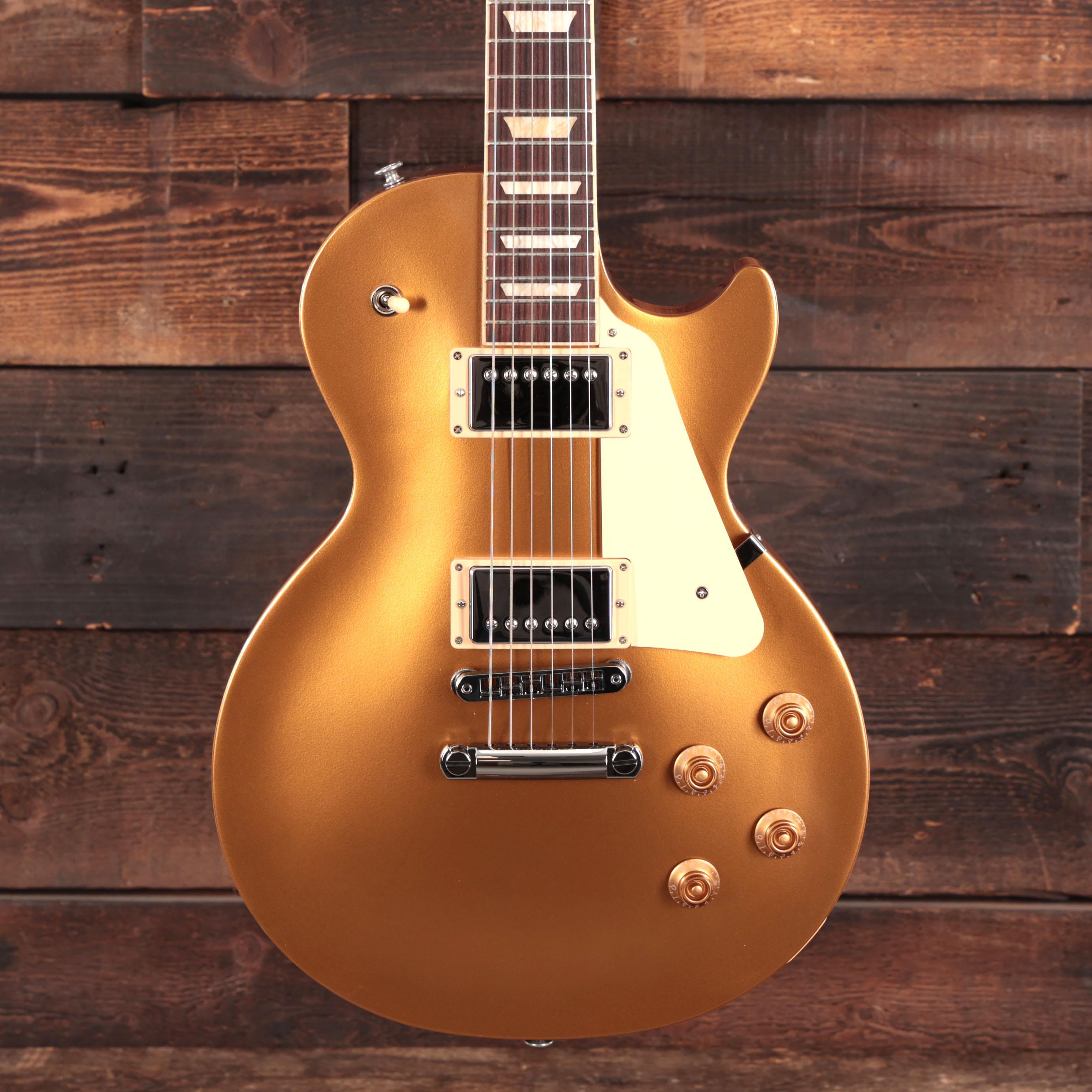 Gibson Les Paul Studio Electric Guitar in Goldtop - Andertons Music Co